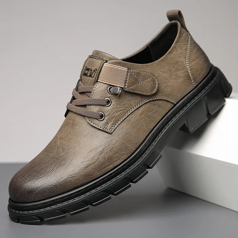 Men Genuine Leather Casual Shoes