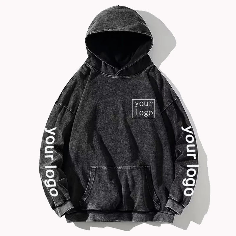 Personalized Custom Men Text DIY Hoodies