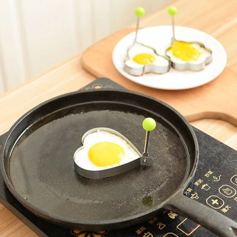 Stainless Steel 5Style Fried Egg Pancake Shaper
