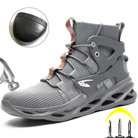 Man Puncture Proof Work Sneakers
