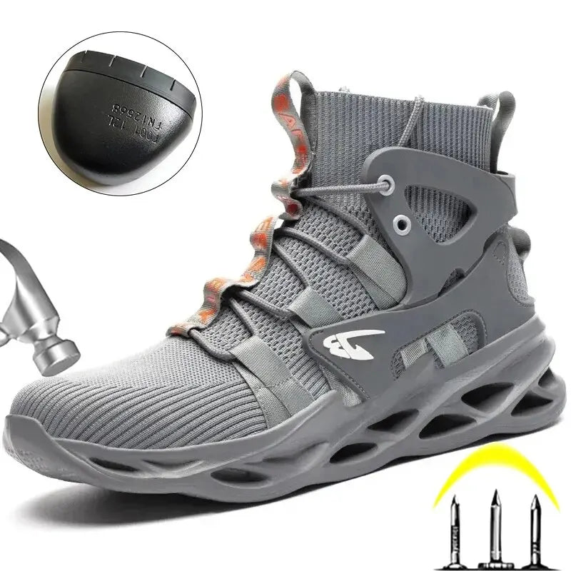 Man Puncture Proof Work Sneakers