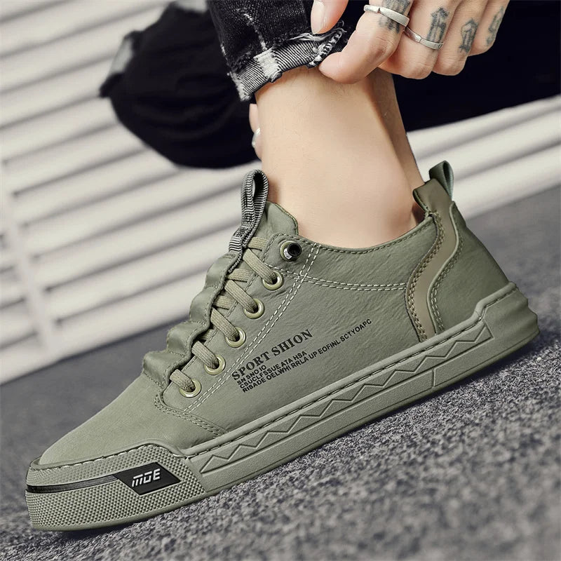 Men Outdoor Canvas Walking Sneakers