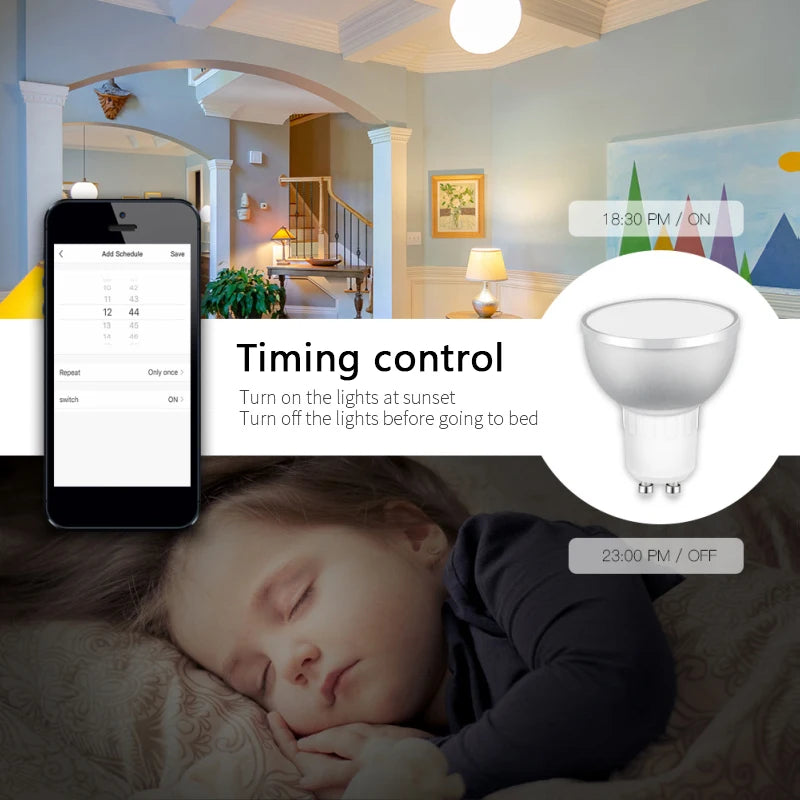Smart Home LED Bulb Spot Night Light