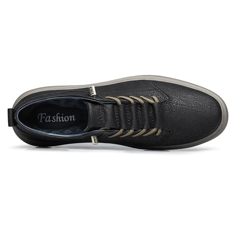Genuine Leather Casual Shoes For Men'