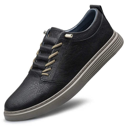 Genuine Leather Casual Shoes For Men'