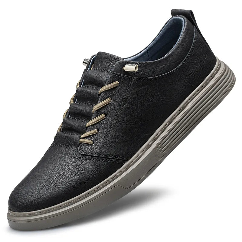 Genuine Leather Casual Shoes For Men'
