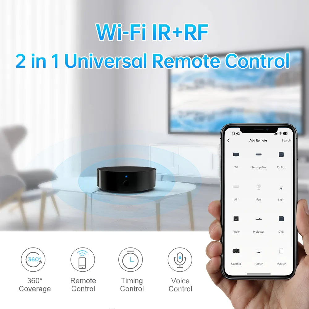 Smart WiFi IR RF Remote for Air Conditioning