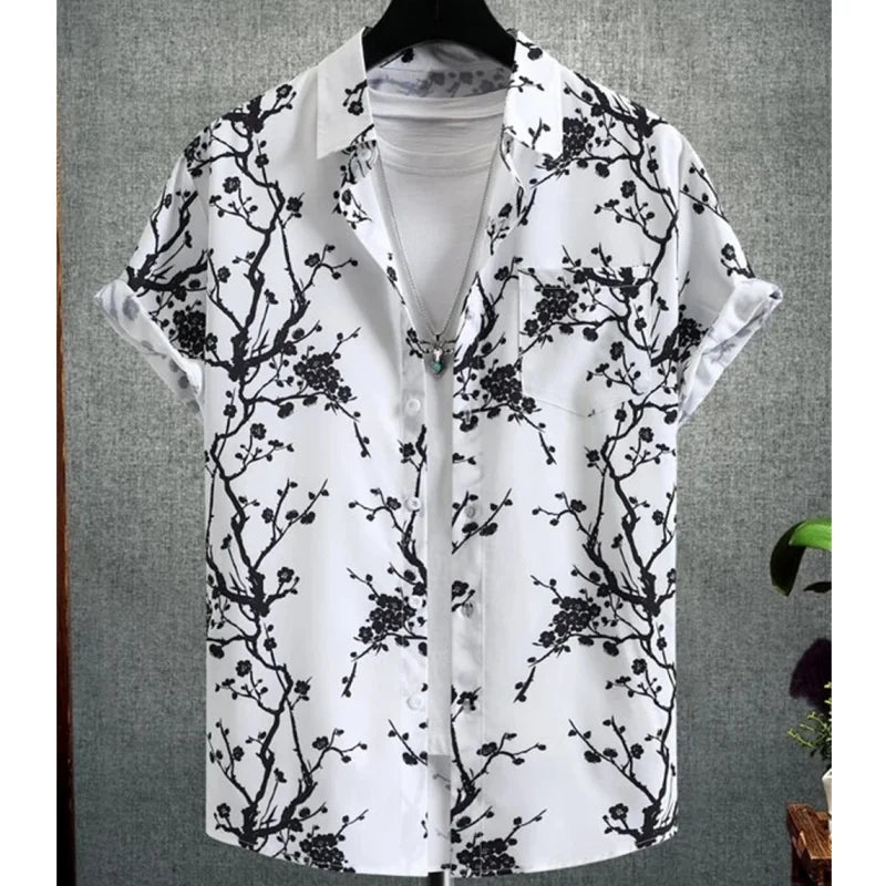 3d Floral & Butterfly Print T Shirts