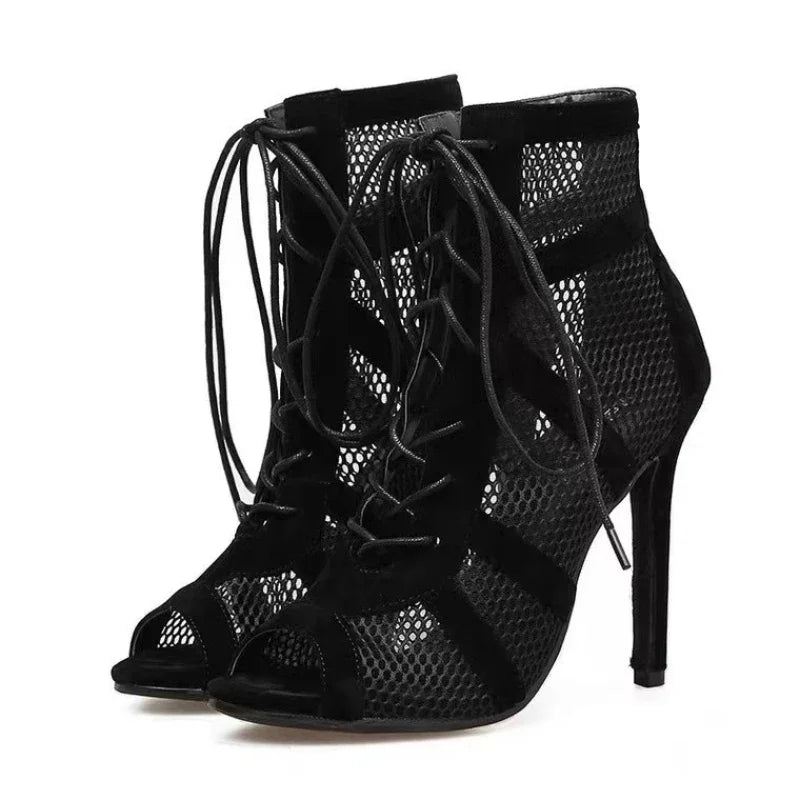 Women Summer Cross-tied Peep Toe Sandals