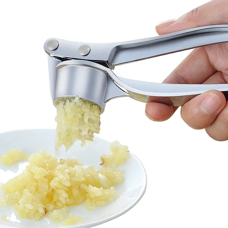 Stainless Steel Garlic Press Crusher