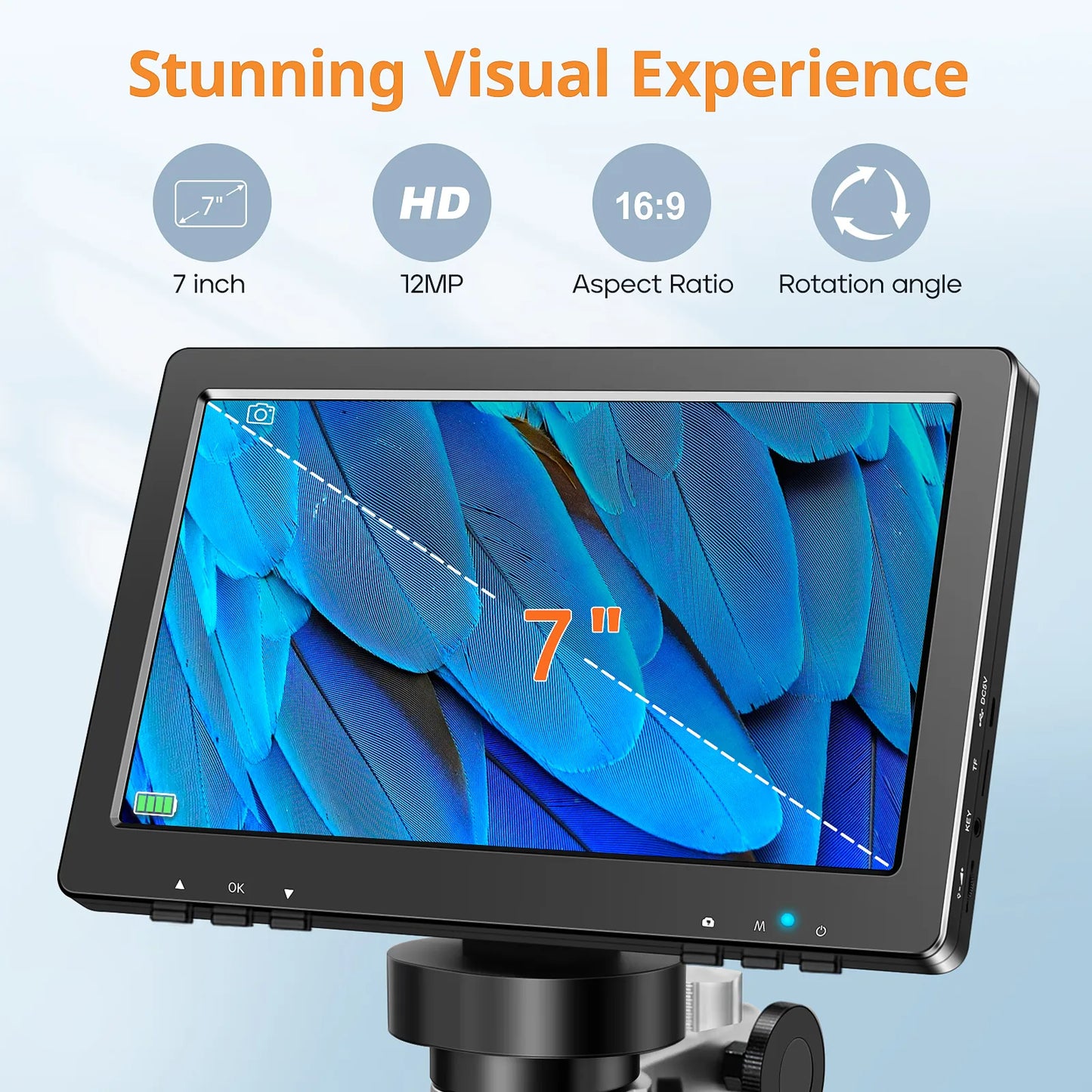 2MP HD Electronic Microscopes Camera