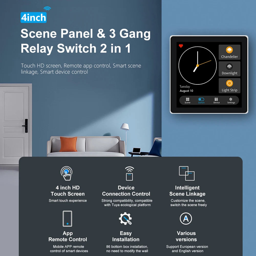 Smart Home Control Screen Panel