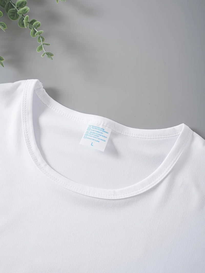 Heart Print T-Shirt For Women