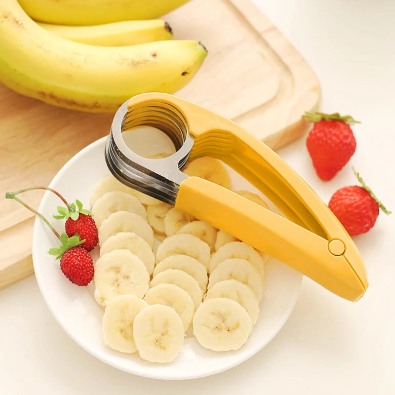 Slicer Stainless Steel Banana & Salad Cutter
