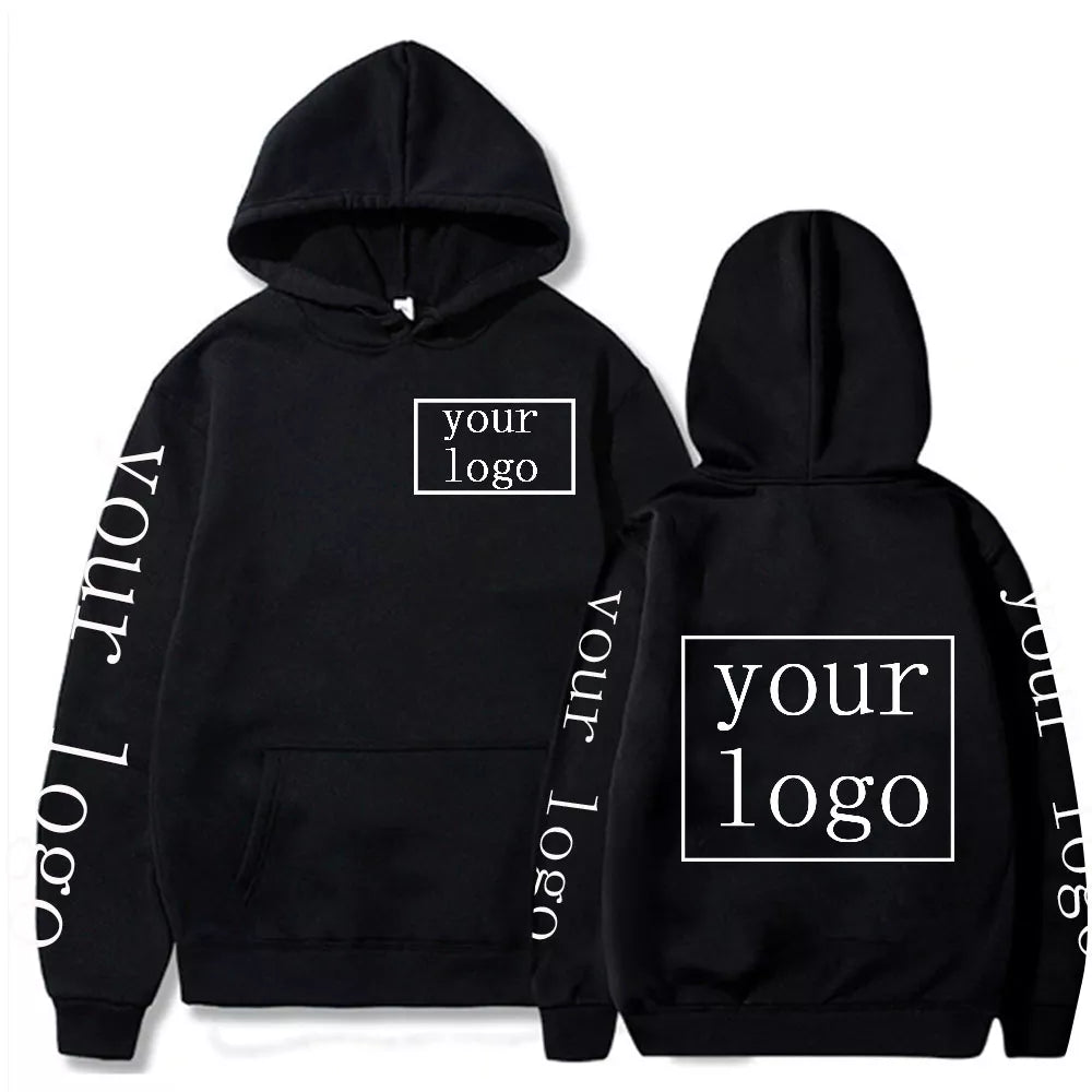 Personalized Custom Men Text DIY Hoodies