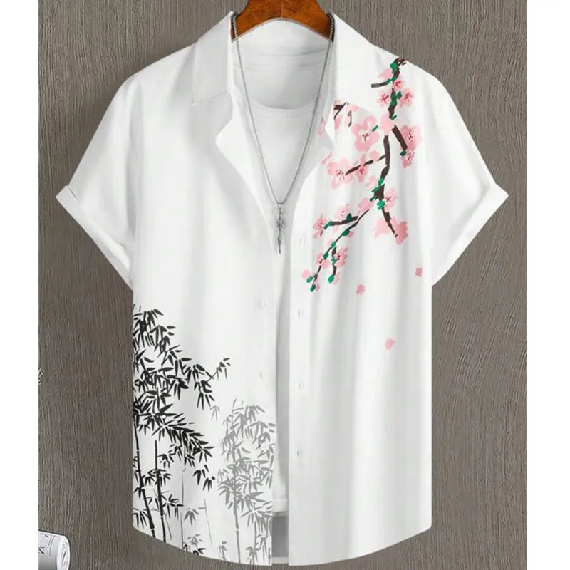 3d Floral & Butterfly Print T Shirts