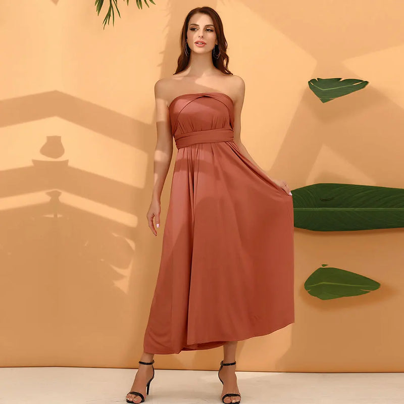 Women Boho Maxi Club Dress