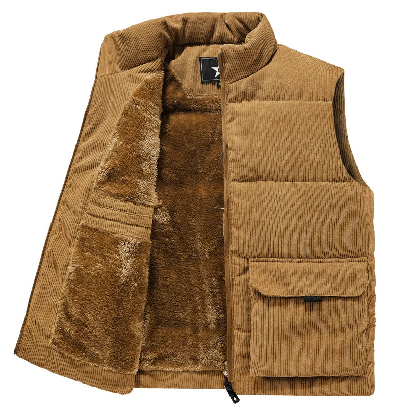 Men Sleeveless Vest Jackets