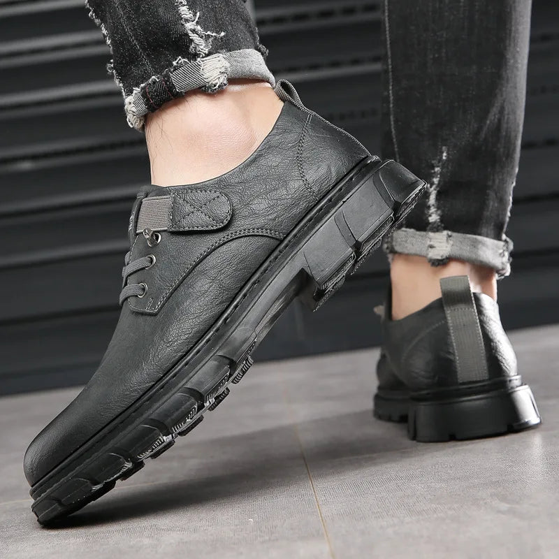 Men Genuine Leather Casual Shoes