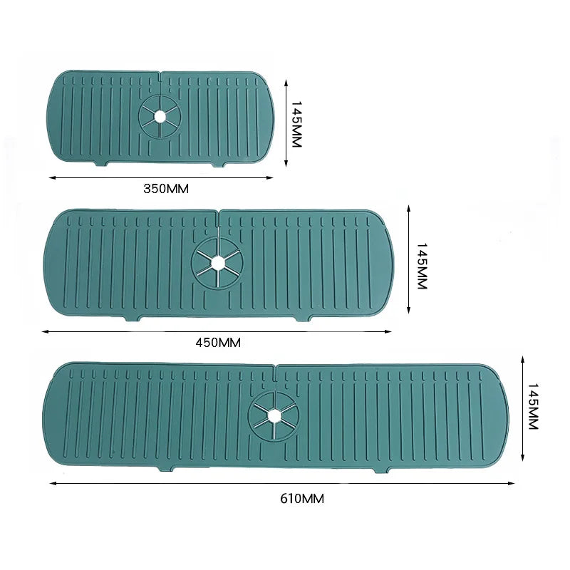 Silicone Sink Faucet Splash Guard Mat